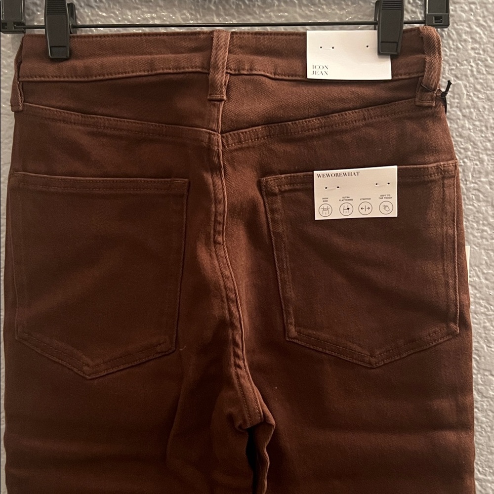 WeWoreWhat Icon Jeans in Cocoa Size 24 - Picture 8 of 10